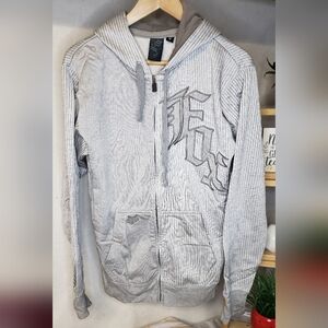 Fox Black and Gray Logo Hoodie